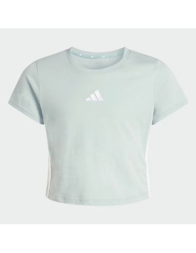 T-shirt Fille Adidas ESSENTIAL - Bleu Clair