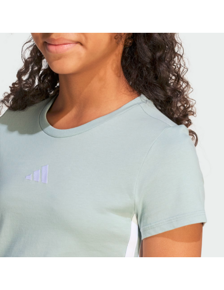 T-shirt Ragazza Adidas ESSENTIAL - Azzurro