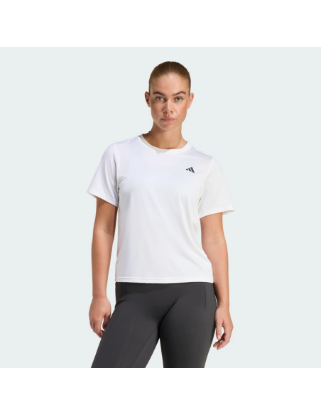 T-SHIRT FEMME Adidas Workout Essentials Crew - BLANC