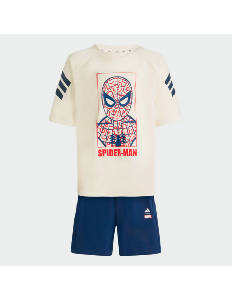 Completo Bambino Adidas MARVEL SPIDER-MAN - Bianco/Blu
