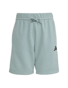 Adidas Short French Terry Slogan Jr Boys' Shorts - BLUE