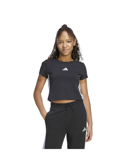 T-shirt Ragazza Adidas ESSENTIAL - NERO