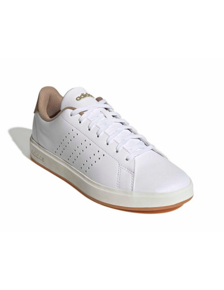 Scarpe Uomo Adidas Advantage 2.0 - Bianco/Marrone
