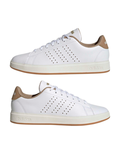 Adidas Advantage 2.0 Men's Shoes - White/Brown