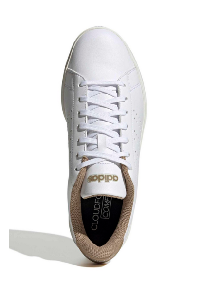 Scarpe Uomo Adidas Advantage 2.0 - Bianco/Marrone