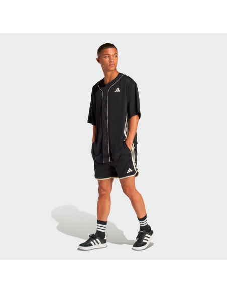 Pantalones cortos de malla STADIUM para hombre - NEGRO