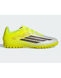 Botas de fútbol Adidas F50 Club - Amarillo fluorescente 2