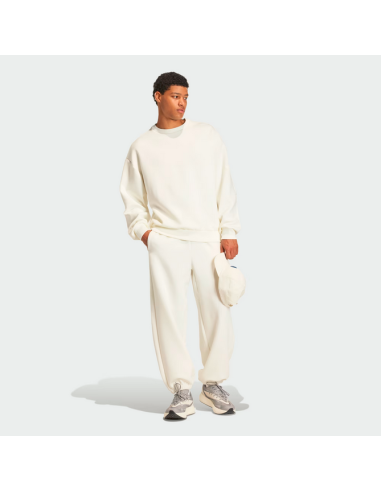 Felpa Uomo Adidas SOFT LUX - BIANCO