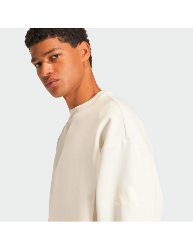 Felpa Uomo Adidas SOFT LUX - BIANCO