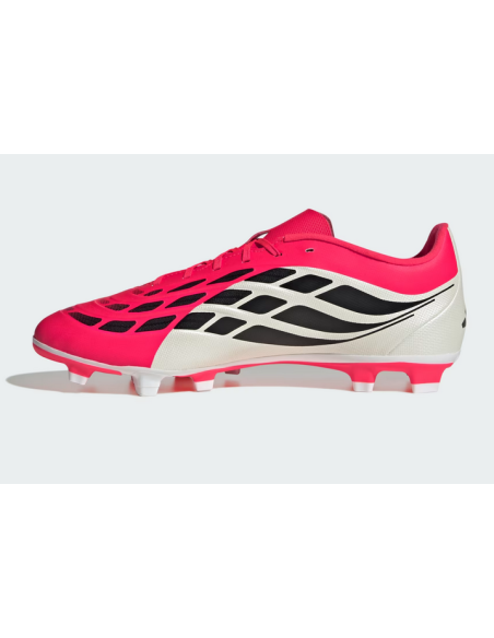Chaussures de football Adidas Predator Club FG/MG - Blanc/Fuchsia