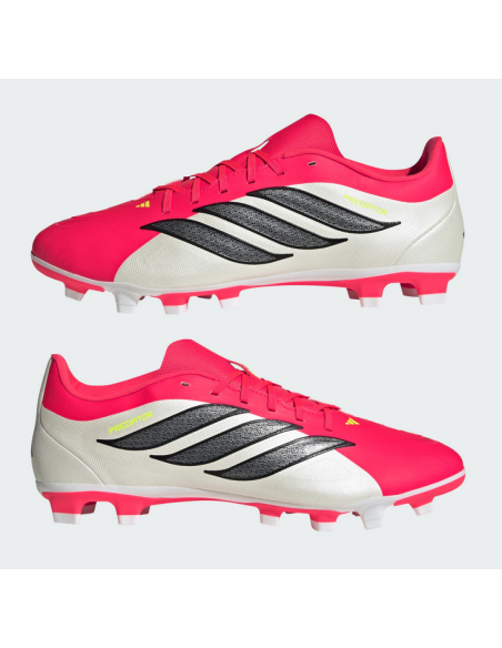 Adidas Predator Club FG/MG Fußballschuhe - Weiß/Fuchsia