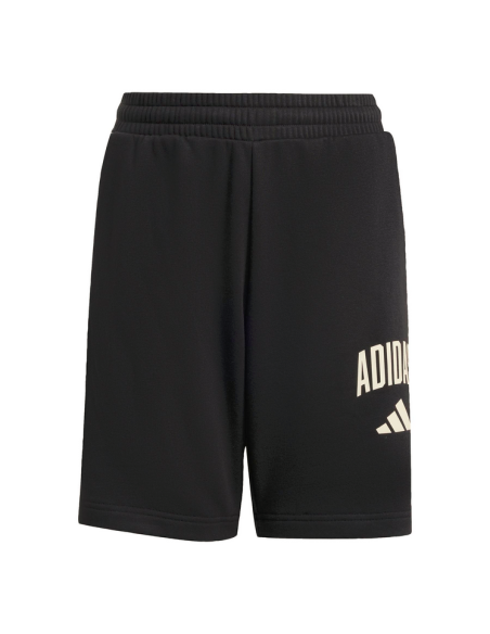 Adidas Collegiate Typography Boys' Shorts - BLACK