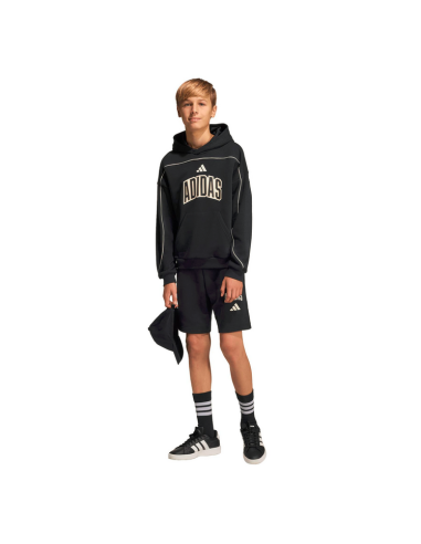 Adidas Collegiate Typography Boys' Shorts - BLACK