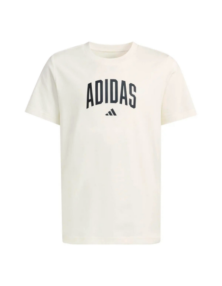 Camiseta ADIDAS COLLEGE para niño - BLANCA