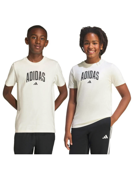 T-Shirt Ragazzo ADIDAS COLLEG T - BIANCO