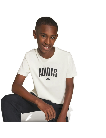 T-Shirt Ragazzo ADIDAS COLLEG T - BIANCO
