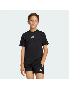 T-Shirt Ragazzo ADIDAS Essentials Junior- NERO