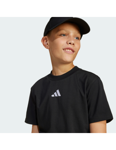 T-Shirt Ragazzo ADIDAS Essentials Junior- NERO