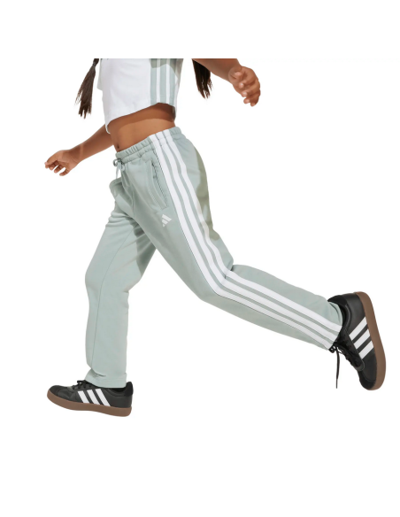 ADIDAS ESSENTIALS Mädchen-Trainingsanzug – WEISS/HELLBLAU