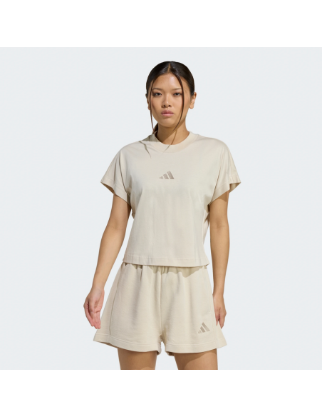 T-SHIRT DONNA Adidas ALL SZN - BEIGE