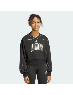 adidas STADIUM Mädchen-Sweatshirt - SCHWARZ