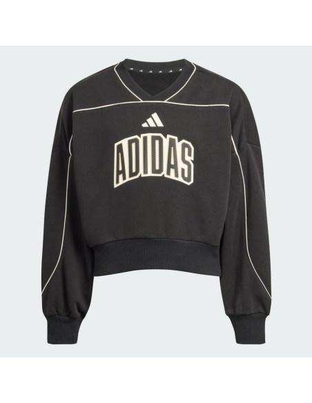 Felpa Bambina adidas STADIUM- NERO