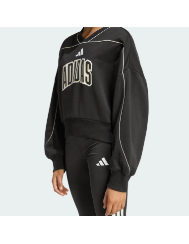 Felpa Bambina adidas STADIUM- NERO