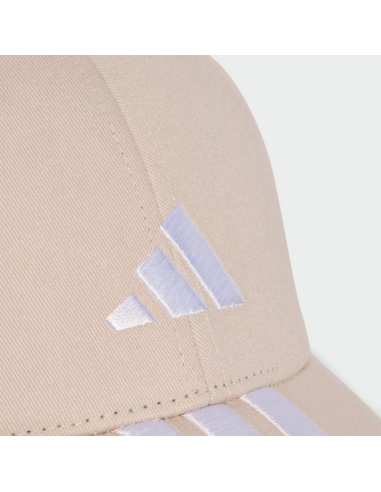 ADIDAS Baseballkappe mit 3 Streifen – BEIGE