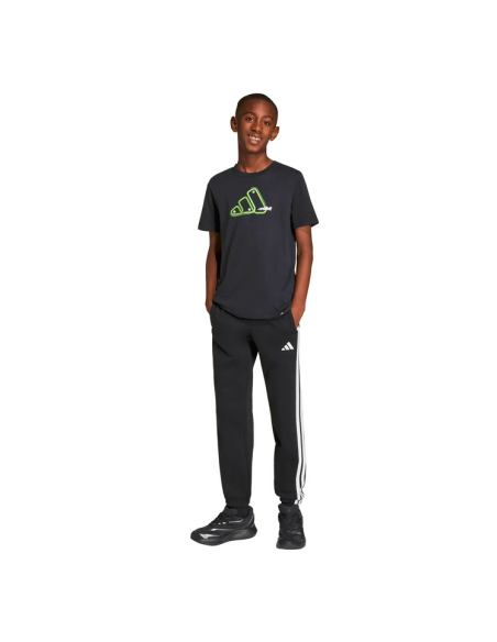 adidas Adrenaline T-Shirt mit ästhetischem Grafikdesign für Jungen – SCHWARZ