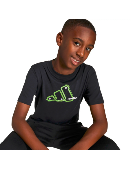 T-shirt adidas ragazzo Adrenaline Aesthetic Graphic - NERO