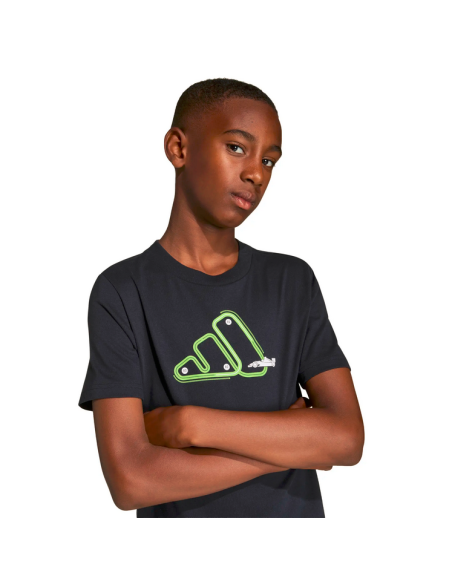 adidas Adrenaline Aesthetic Graphic boy t-shirt - BLACK