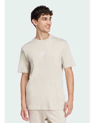 T-shirt uomo Adidas Essentials Small Logo - BEIGE