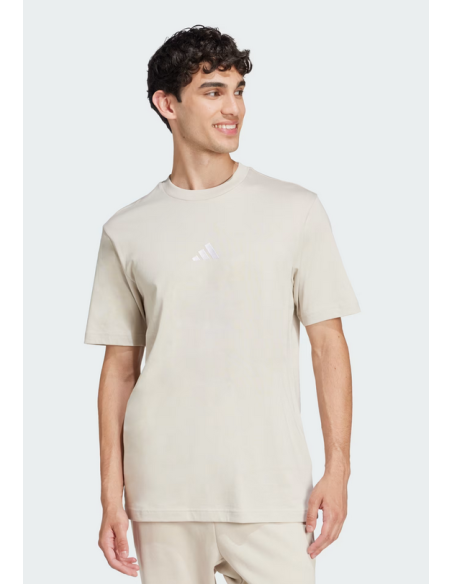 Camiseta Adidas Essentials Small Logo para hombre - BEIGE