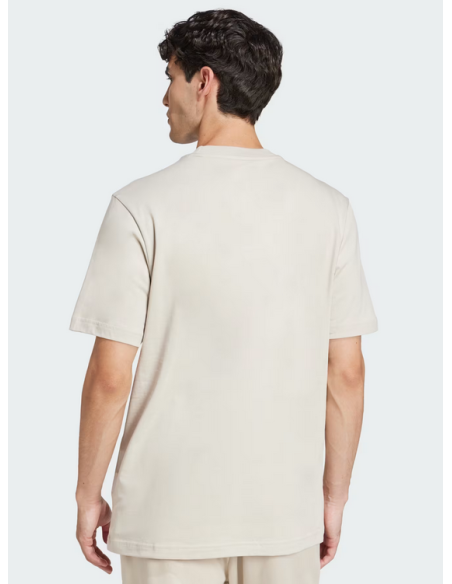T-shirt homme Adidas Essentials Small Logo - BEIGE