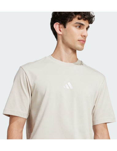 T-shirt uomo Adidas Essentials Small Logo - BEIGE