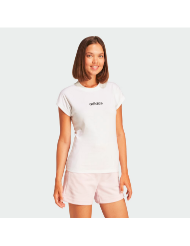 WOMEN'S T-SHIRT Adidas Essentials Linear - WHITE