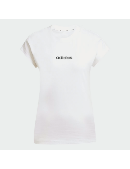 T-SHIRT FEMME Adidas Essentials Linear - BLANC