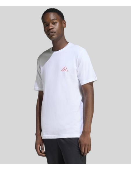 Adidas Triple Stripe Vibe homme t-shirt - White