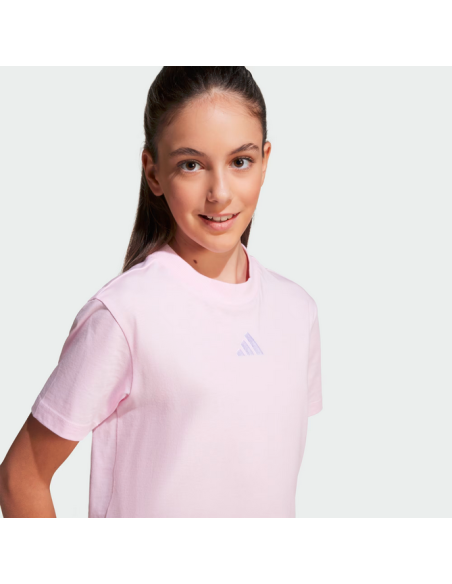 Mädchen-Basics-T-Shirt - PINK