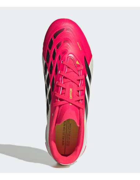 Botas de fútbol Adidas Predator League FG - Blanco/Fucsia