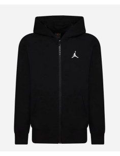 Felpa Ragazzo Jordan con zip MJ Brooklyn - Nero