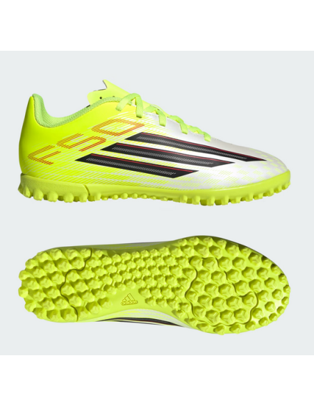 Scarpe Calcetto Bambino Adidas F50 CLUB - Giallo Fluo