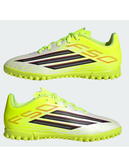 Scarpe Calcetto Bambino Adidas F50 CLUB - Giallo Fluo