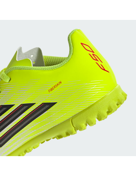 Scarpe Calcetto Bambino Adidas F50 CLUB - Giallo Fluo
