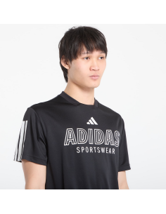 Adidas Tiro WM TEE Herren-T-Shirt – Schwarz 2