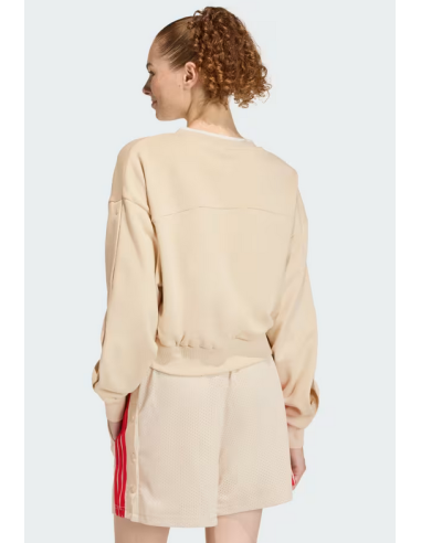 Adidas Damen-Sweatshirt Stadium Crew – Beige
