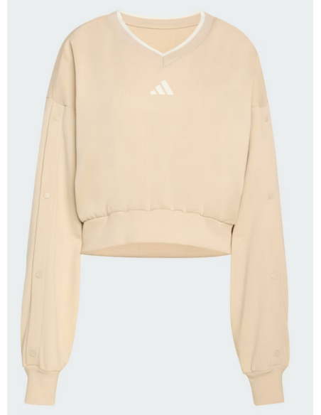 Felpa Donna Adidas Stadium Crew - Beige