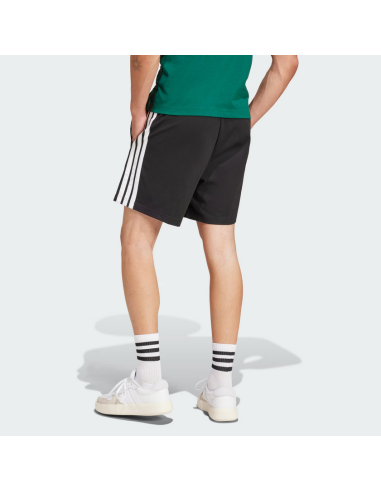 Short homme Adidas Essentials à 3 bandes - NOIR