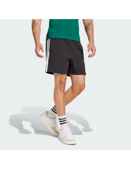 Adidas Essentials 3-Stripes Men's Shorts - BLACK