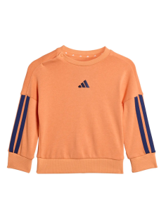 Tuta Bambino Adidas 3-Stripes - Arancio/Blu 2